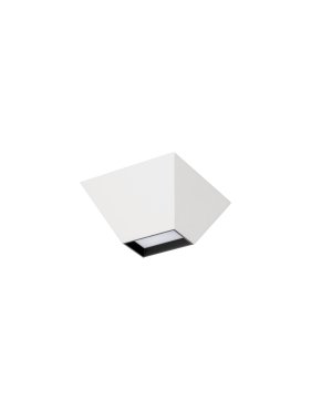 Nova Luce Utopia - plafonnier - 15 x 6,5 x 15 cm - 9W LED inclus - blanc sablé