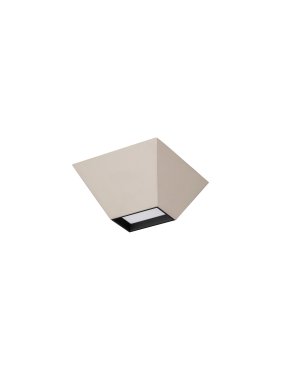 Nova Luce Utopia - plafonnier - 15 x 6,5 x 15 cm - 9W LED inclus - beige