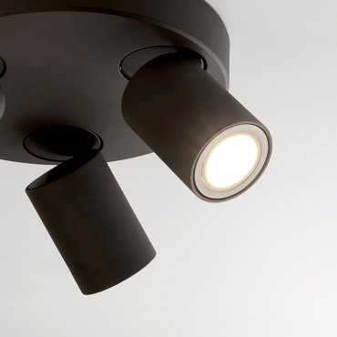 Projectlight Phoebe - spot en saillie 3L - Ø 21 x 7 cm - noir