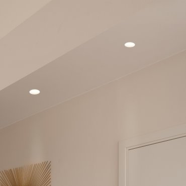 Projectlight Mesh - spot encastrable - Ø 125 x 40 mm - Ø 85 mm encastrable - blanc