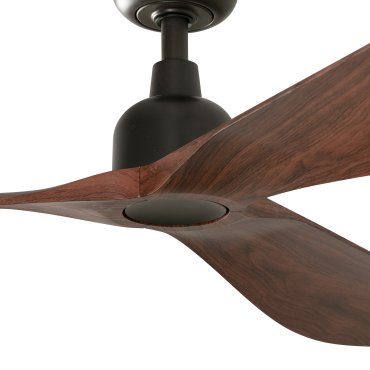 Faro Outwood L Tuya Smart - ventilateur de plafond - Ø 150 cm - IP44 - marron foncé et noyer foncé