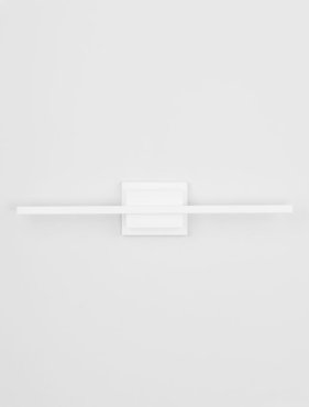 Nova Luce Azure - applique murale - 6,9 x 11,8 x 60,5 cm - 12,5W LED inclus - blanc sable
