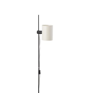 Faro Guadalupe - lampadaire - 150 cm - noir et beige