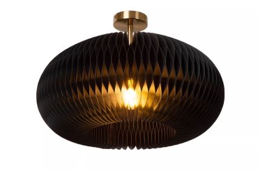 Lucide Armoni - plafonnier - Ø 52 x 26 cm - noir
