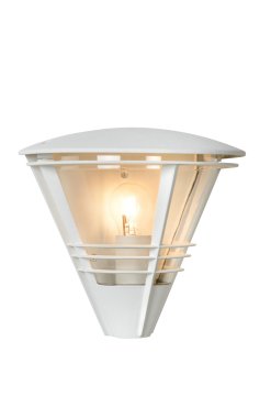 Lucide Livia - applique d'extérieur - 27 x 17,5 x 25 cm - IP44 - blanc