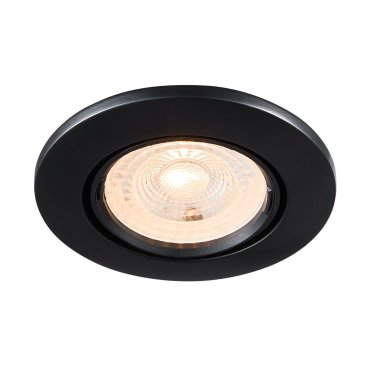 Nordlux Mixit Pro - spot encastré - Ø 85 mm, Ø 76 mm taille d'encastrement - IP23 - noir