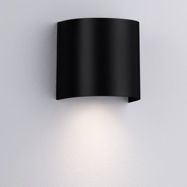Nova Luce York - applique murale extérieure - 11 x 11 x 8,5 cm - IP65 - noir sablé
