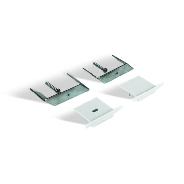 ONE Light - profilé encastré - 3,6 x 3,6 cm - longueur 200 cm - blanc