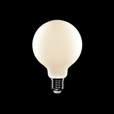 Ampoule à filament LED Creative Cables - Ø 9,5 x 14 cm - E27 - 7W gradable - 2700K - opale