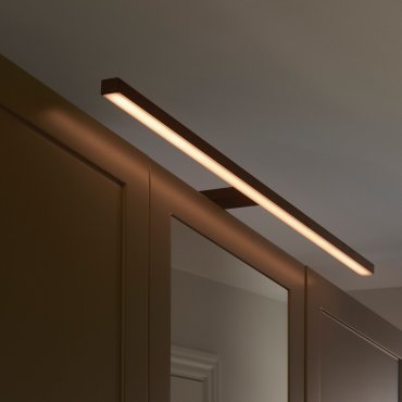 Nordlux Marlee 80 - applique murale - 80 x 14,2 x 9,6 cm - 11,5W LED inclus  - IP44 - noir