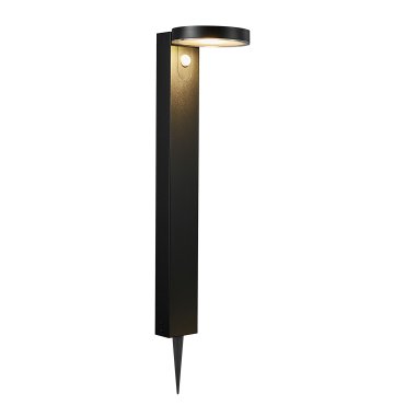 Nordlux Rica Round Solar - lampe de jardin sur pique à énergie solaire - Ø 15 x 60 cm - 5W LED inclus - IP44 - noir