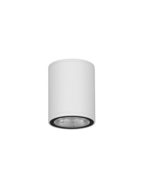 Nova Luce Lumina - plafonnier extérieur - Ø 8 x 10 cm - 9W LED inclus - IP65 - blanc sablé