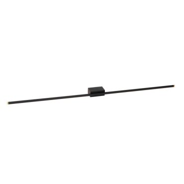 Lucide Marnik - applique murale - 97,5 x 10 x 5 cm - 18W LED dimmable inclus - noir et or