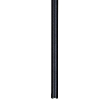 Nova Luce Ultrathin - lampe suspendue - Ø 2,5 x 150 cm - 3W LED inclus - noir