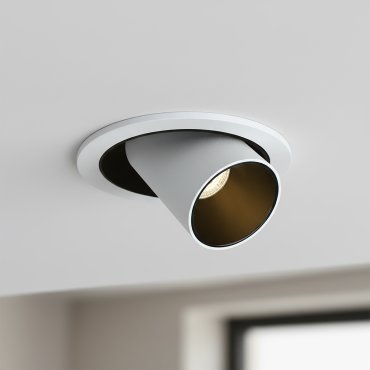 ONE Light Recessed COB - spot encastré avec 3 réflecteurs inclus - Ø 136 mm - Ø d’encastrement 120 mm - LED dimmable 12W incl. - blanc