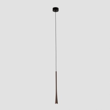 Faro Diana 400 - lampe suspendue - Ø 3,2 x 40 cm - 6W LED inclus - marron foncé