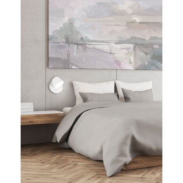 Nova Luce Amadeo - applique murale avec interrupteur - 12 x 12 x 12 cm - 6W LED inclus - blanc