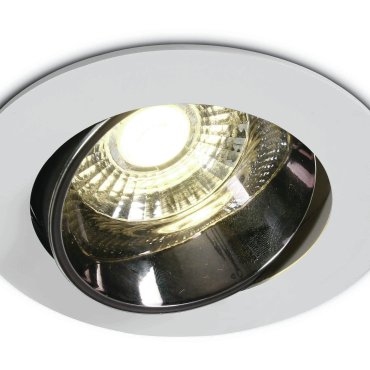 ONE Light Dark Mirror Reflector - spot encastré - Ø 95 mm, Ø 85 mm encastrable - 10W LED inclus - blanc