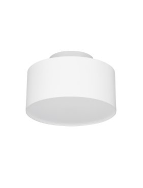 Nova Luce Ozen - plafonnier - Ø 14 x 8,8 cm - 24W LED inclus - blanc sablé