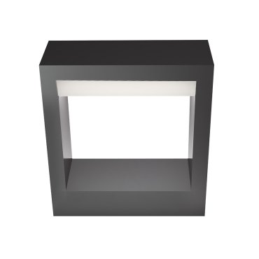Nova Luce Lugo - applique murale d'extérieur - 6 x 15 x 16 cm - 10W LED inclus - IP54 - gris foncé