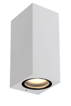 Lucide Zaro - Applique d'extérieur - 7,8 x 6,8 x 16 cm - IP44 - blanc