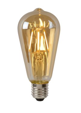 Lucide Ampoule à filament LED - Ø 6,4 x 14,6 cm - E27 - 5W dimmable - 2700K - ambre