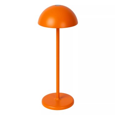 Lucide Joy - lampe de table rechargeable - Ø 12 x 32 cm - 1,5W dimmable LED inclus - IP54 - orange