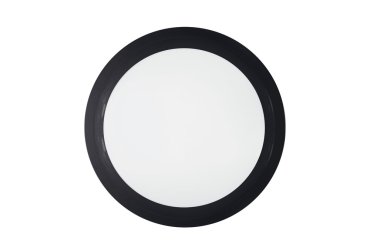 Integral LED Tough-Shell Pro - plafonnier - Ø 32,5 x 7,5 cm - 16W LED incluse - température de couleur réglable - IP66 - noir