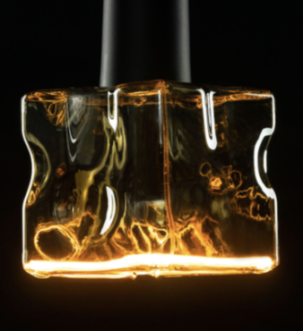 MODÈLE D’EXPOSITION - Segula Ampoule LED - Floating Line Ice Cube - 12,5 x 12,5 cm - E27 - 8W dimmable - 2200K - fumé