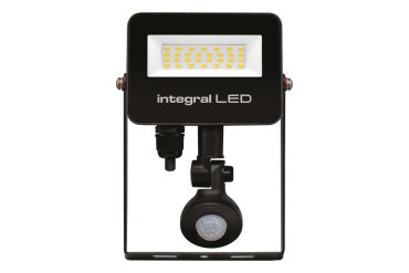 Integral LED Super Slim 2 – projecteur avec détecteur de mouvement – 12,9 x 3,9 x 17,2 cm – 20W LED inclus – IP67 – noir