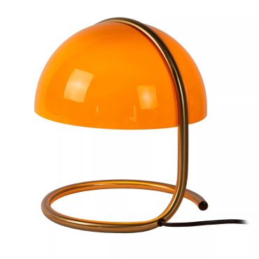 Lucide Cato - lampe à poser - Ø 23,5 x 25 cm - orange