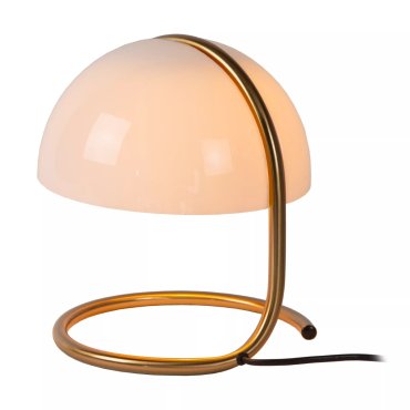 Lucide Cato - lampe à poser - Ø 23,5 x 25 cm - blanc