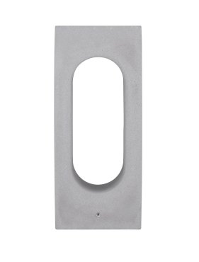 Nova Luce Stage - lampe de jardin - 15 x 35 x 15 cm - 6W LED inclus - IP65 - gris