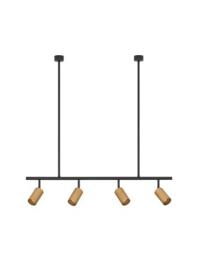 Nova Luce Pogno - suspension - 96 x 87,5 cm - noir et or