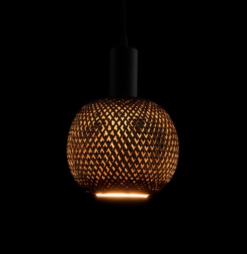 Segula Floating Bamboo LED - Ø 18 cm - E27 - 5W dimmable - 2200K - bronze