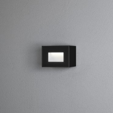 Konstsmide Chieri – applique murale extérieure – 12 x 5,5 x 8 cm – 4W LED inclus – IP54 – noir