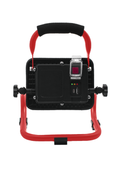 Century Italia Jolly - projecteur portable - 23 x 17,5 x 27 cm - LED 50W incluse et dimmable - IP54 - noir et rouge