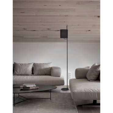 Nova Luce Yama - lampadaire - 176 cm - noir