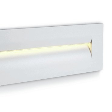 ONE Light Outdoor Dark Light Wall Recessed - applique murale encastrée - 25 x 7,3 x 8,7 cm - 8,5W LED inclus - IP65 - blanc