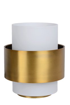 Lucide Firmin - lampe à poser - Ø 20 x 23,5 cm - or/laiton mat