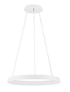 Nova Luce Ormi - lampe suspendue - Ø 60 x 150 cm - 52W dimmable LED inclus - blanc sablé