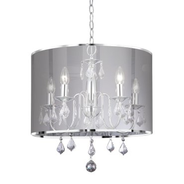 Searchlight Venetian - lustre - Ø 50 x 100 cm - chrome