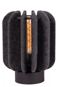 Lucide Rafal - lampe à poser - Ø 23 x 31 cm - gris