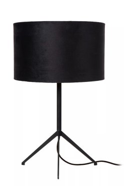 Lucide Tondo - lampe à poser - Ø 30 x 48 cm - noir