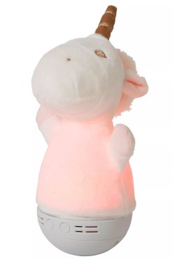 Lucide Dolly - lampe de table à piles - 9,5 x 11,5 x 20 cm - 3W LED RGB inclus - blanc
