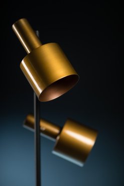 ETH Sledge - lampadaire - Ø 11,5 x 150 cm - noir et or