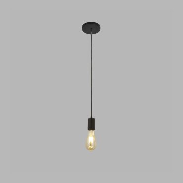Searchlight Squiggle - lampe suspendue - 150 cm - noir mat