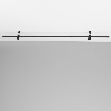 Nova Luce Magna - structure murale magnétique - 150 x 1,5 x 12 cm - noir sable