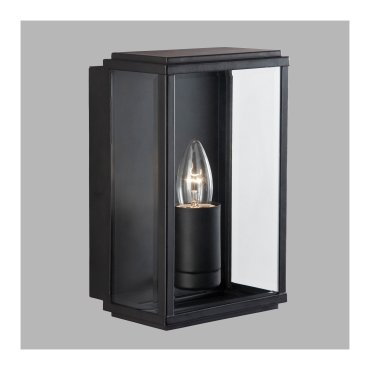 Searchlight Box - applique d'extérieur - 16 x 16 x 25 cm - IP44 - noir