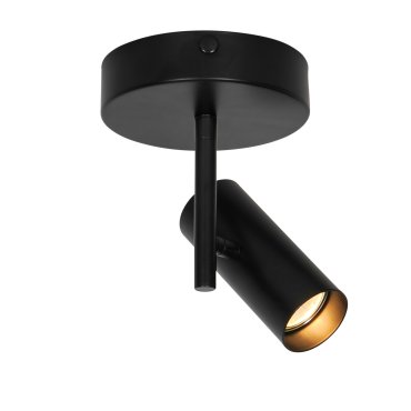 Nordlux Jerome - spot en saillie - Ø 5,5 x 19,5 cm - noir